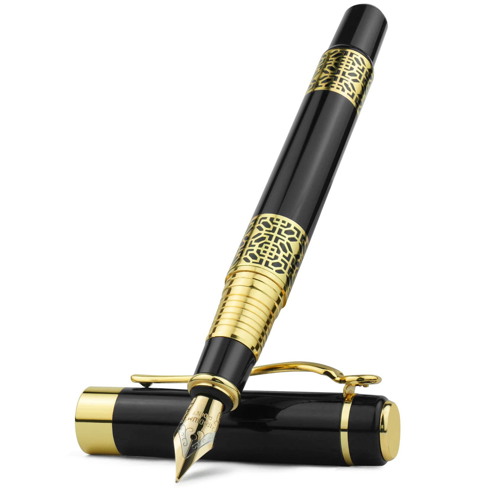 Office Stationery Supply Business - Retro Metal Fountain Pen F Nib