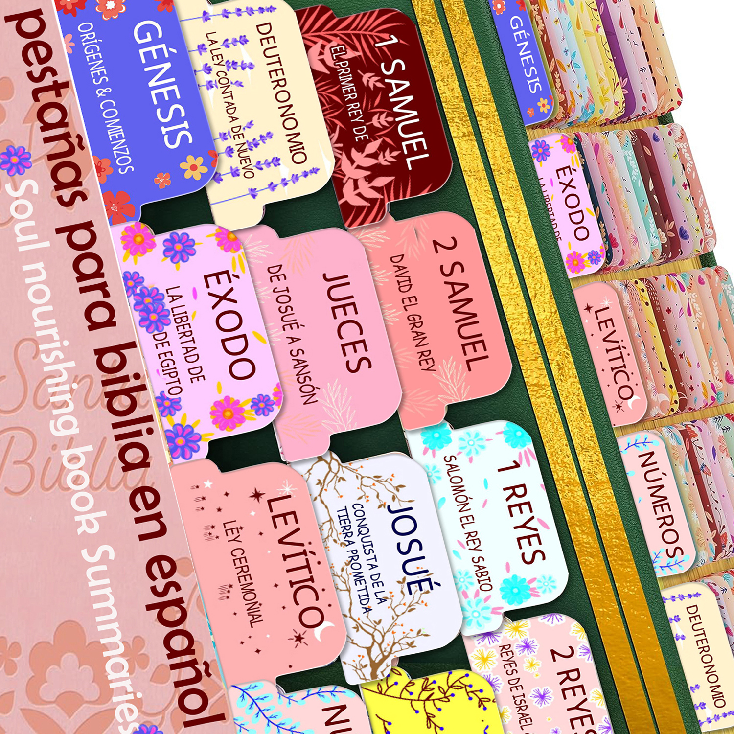 Index Tab Divider - Spanish Bible Tabs With Spanish Soul