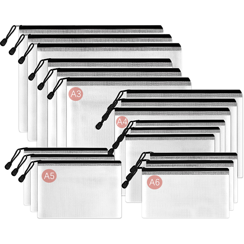Mesh Zipper Storage Bag Docume - Portfolio Folder Zip 리뷰 및 가격