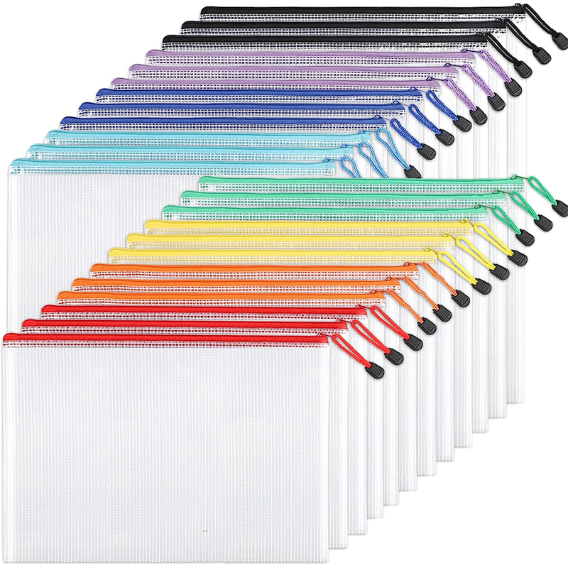 Mesh Zipper Storage Bag Docume - Portfolio Folder Zip 리뷰 및 가격
