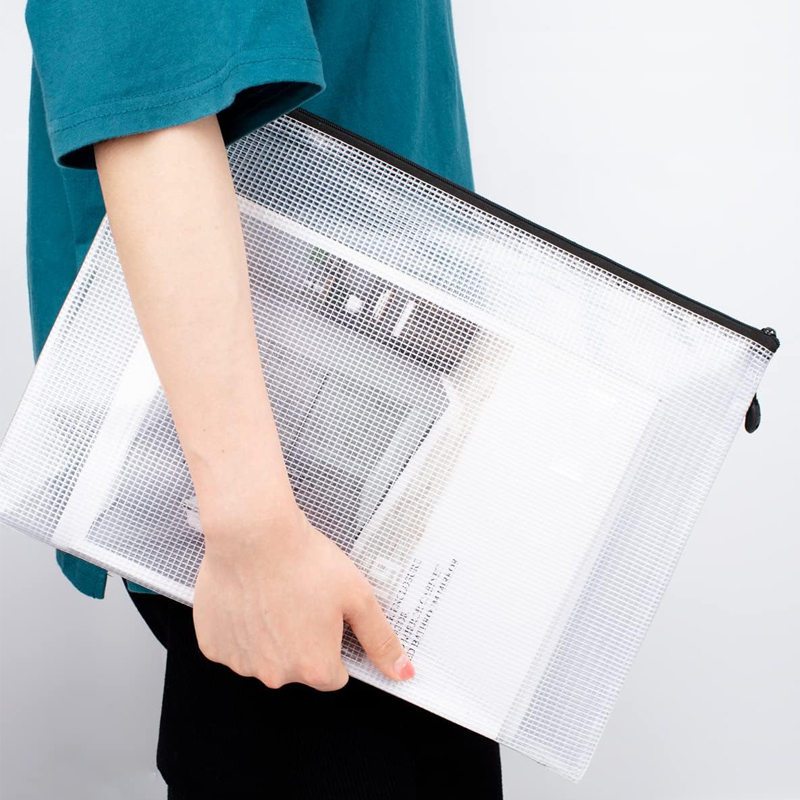 Mesh Zipper Storage Bag Docume - Portfolio Folder Zip 리뷰 및 가격