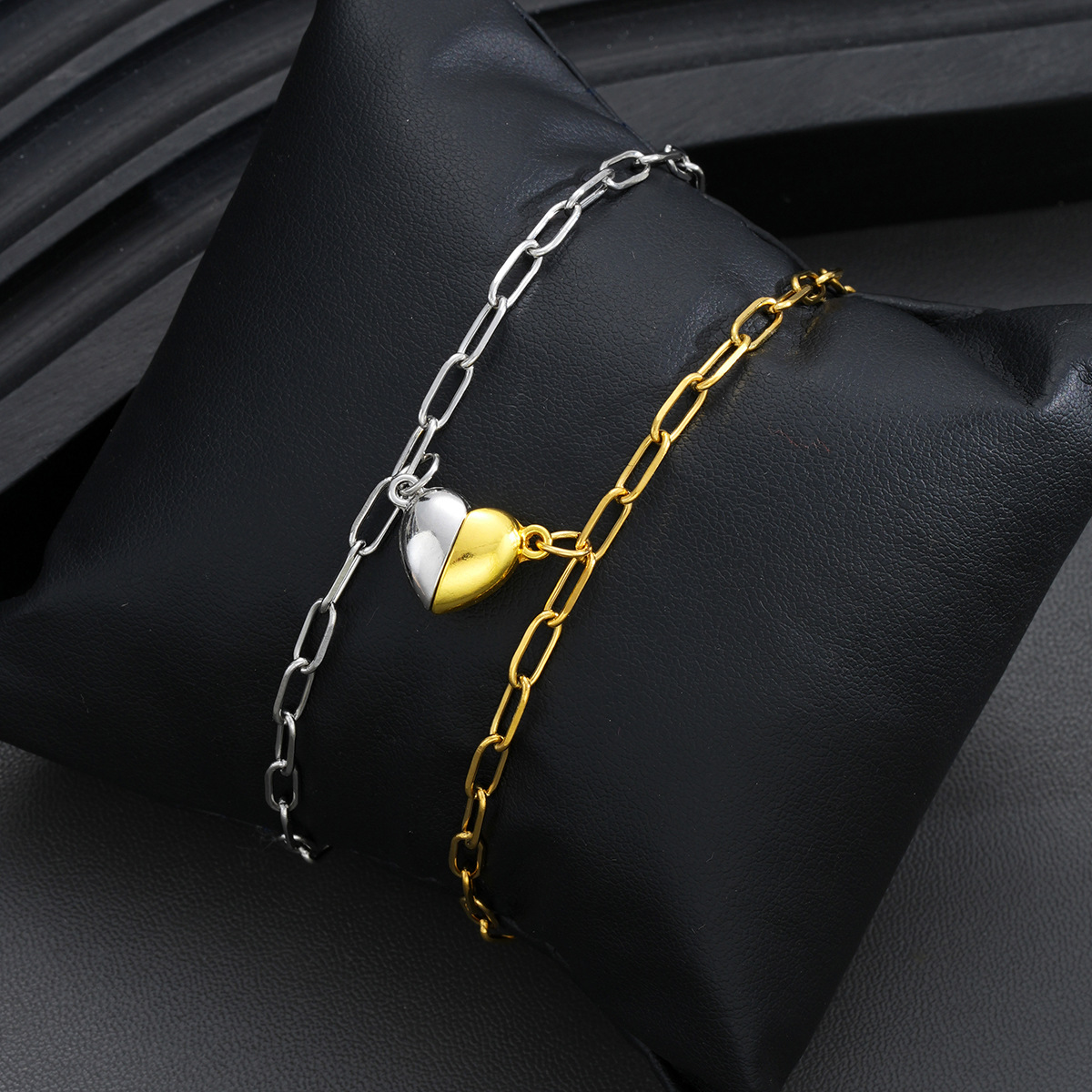 Magnetic Heart Couple Bracelet - Paperclip Magnetic Set 리뷰 및 가격