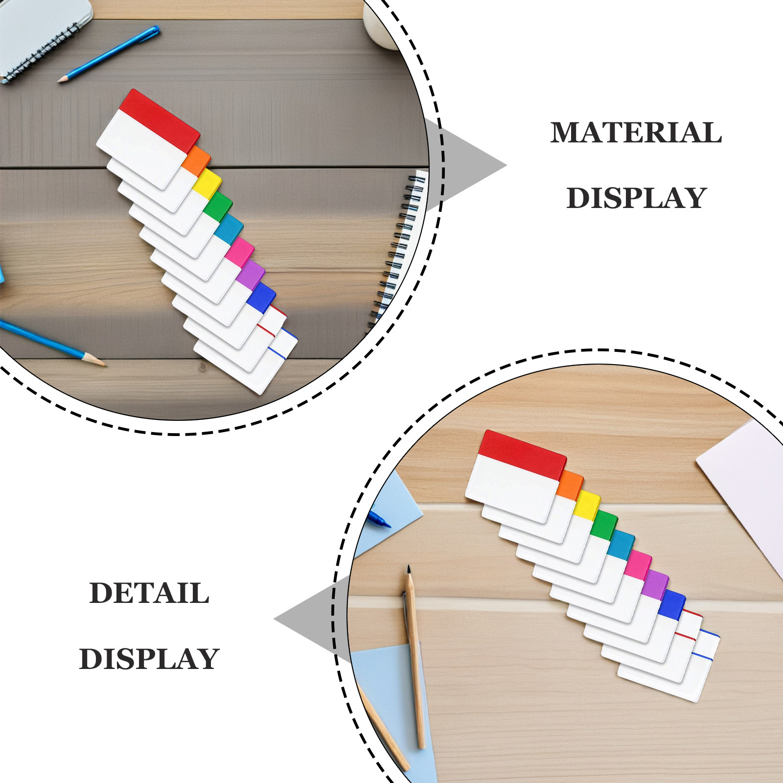 10 Semi Transparent Waterproof - Index Tab Divider 리뷰 및 가격
