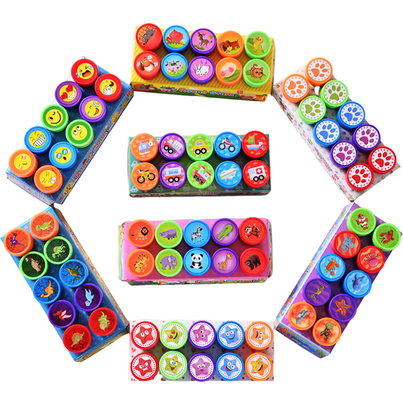 10pcs/box Assorted Stamps Self - Self Inking Stamp 리뷰 및 가격