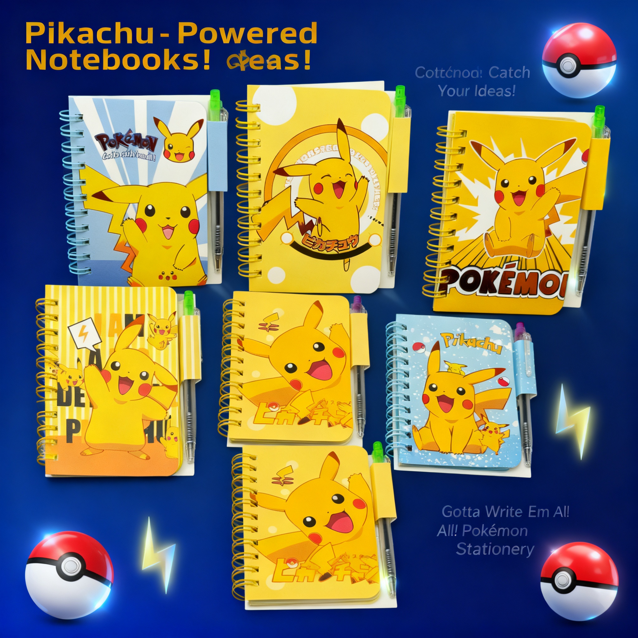 Pokemon Pikachu Cute Cartoon N - Office Stationery And Supply 리뷰 및 가격