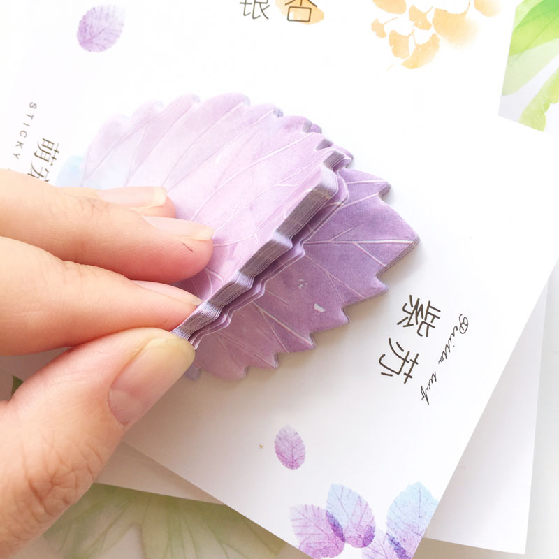 30 Pcs Leaf Sticky notes Plann - Office Stationery Supply List 리뷰 및 가격