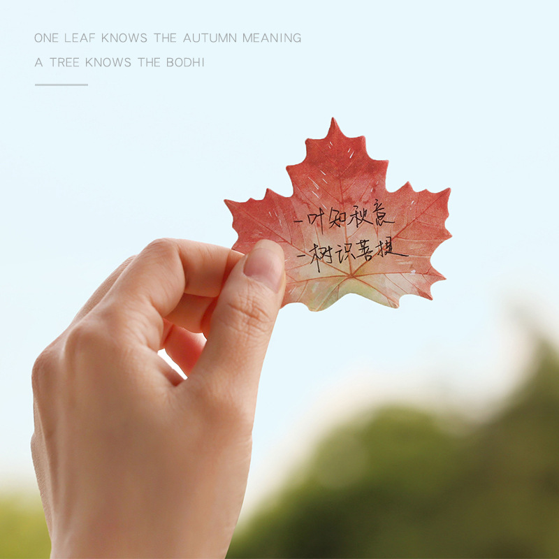 30 Pcs Leaf Sticky notes Plann - Office Stationery Supply List 리뷰 및 가격