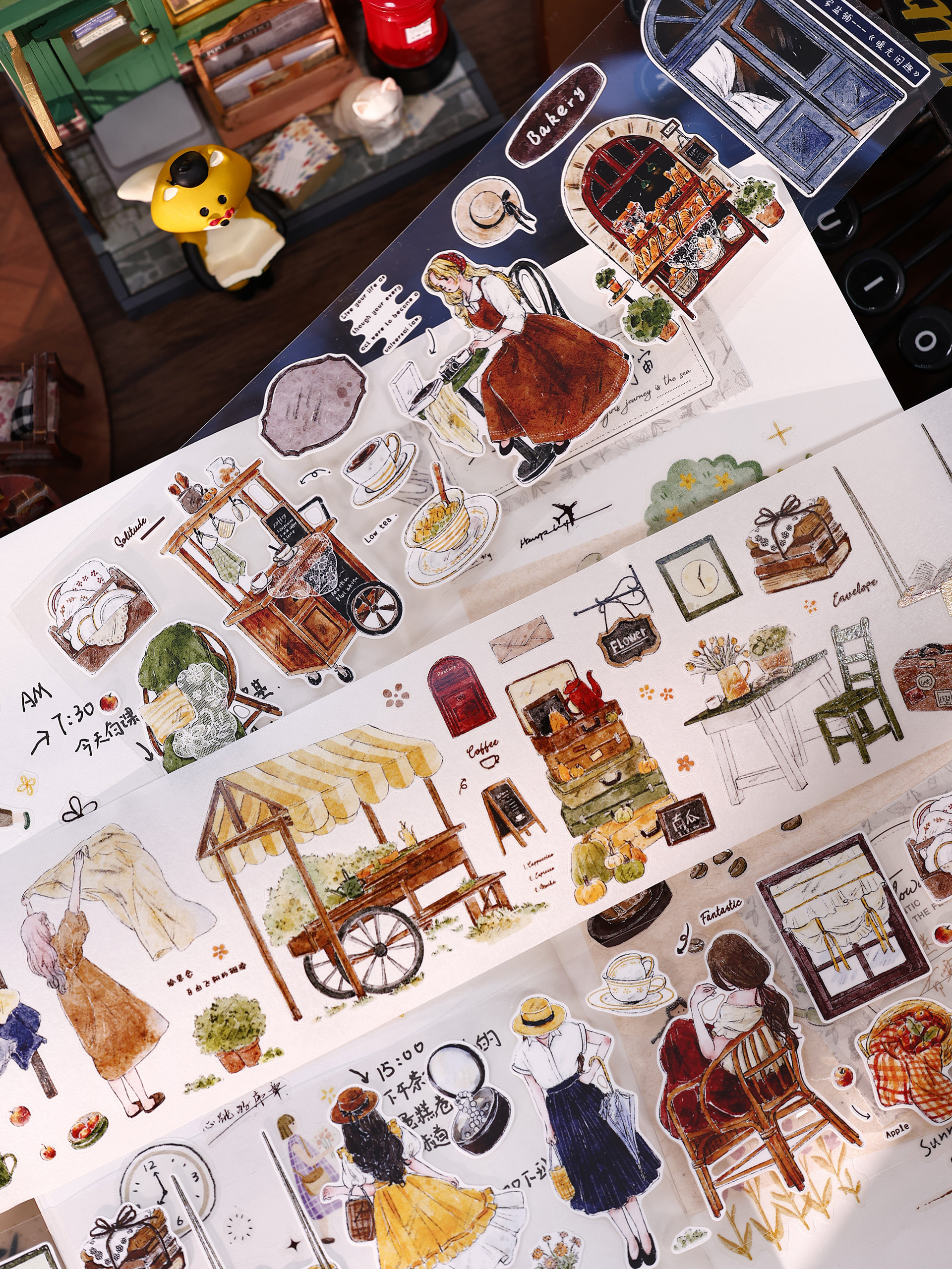XiaoBaiJia Studio Vintage Warm - Washi Tape Set 리뷰 및 가격