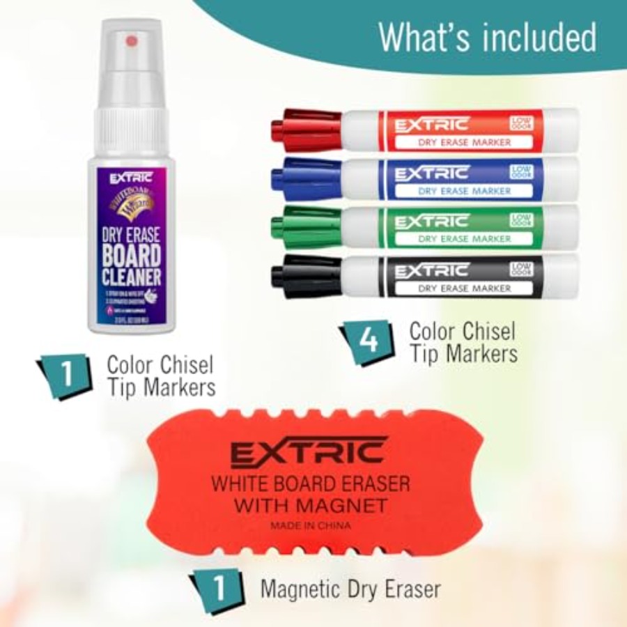 Dry Erase Markers Set, 4 White - Whiteboard Marker Set 리뷰 및 가격