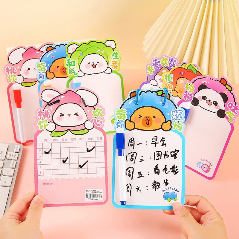 Cartoon Double Sided Erasable  - Whiteboard Marker Set 리뷰 및 가격