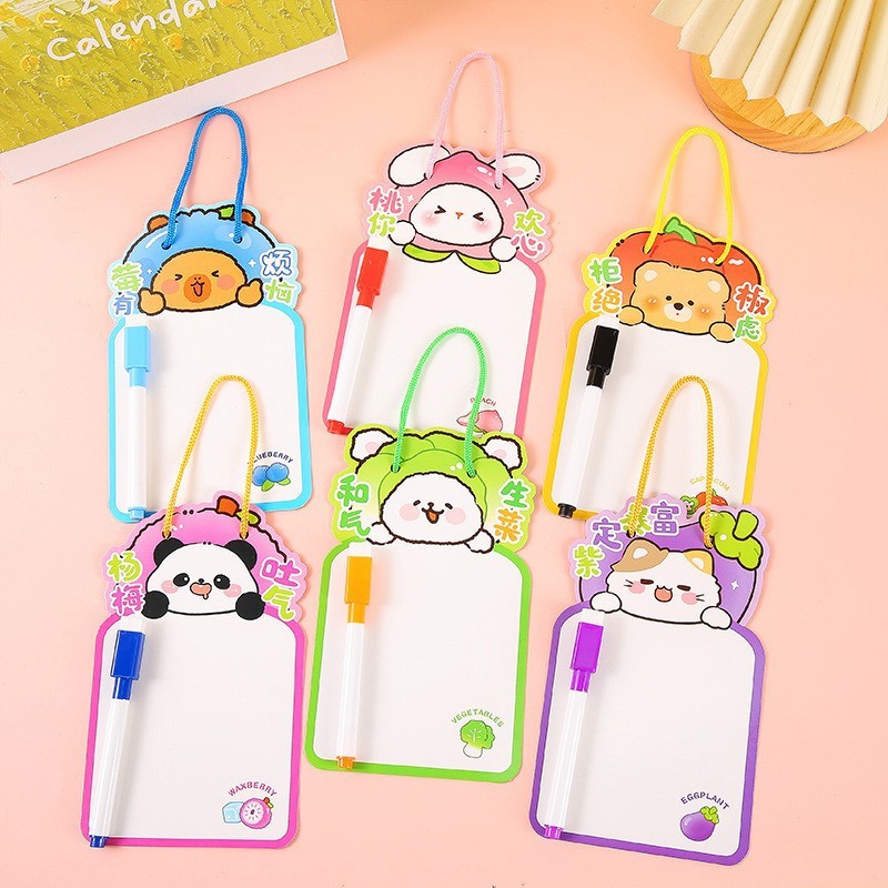 Cartoon Double Sided Erasable  - Whiteboard Marker Set 리뷰 및 가격