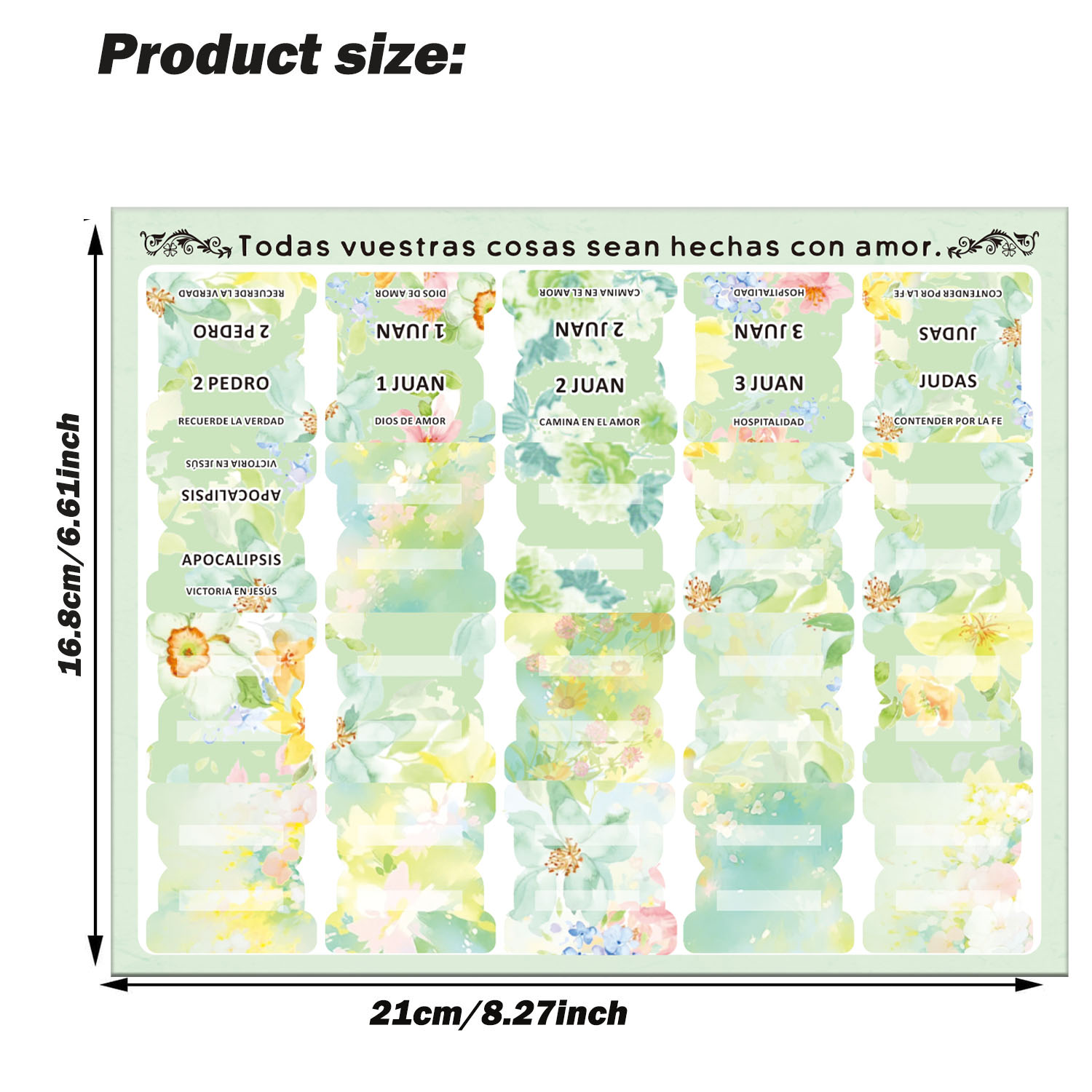 80pcs Spanish Bible Tabs-Soul  - Index Tab Divider 리뷰 및 가격