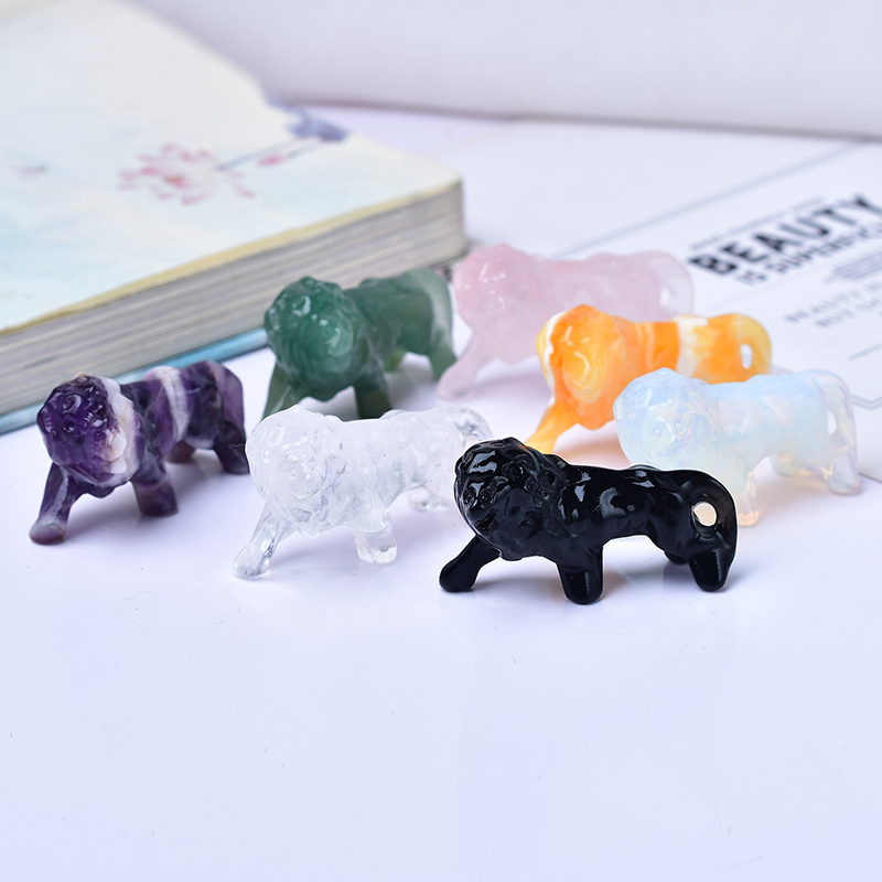 Natural Crystal Obsidian Lion. - Lion Stationery & Office Supply(Kunshan)Co.Ltd 리뷰 및 가격