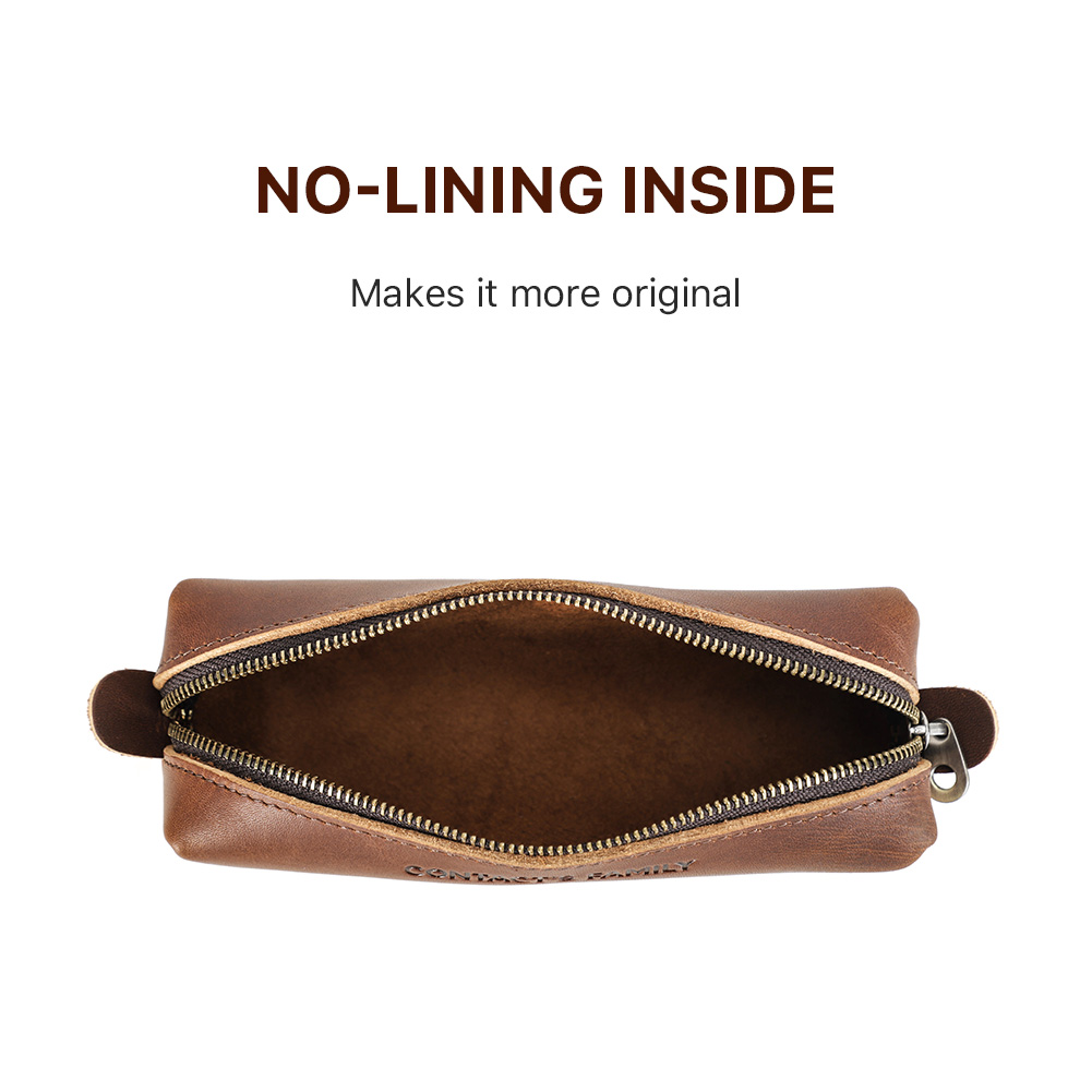 Retro Leather Pencil Case High - Office Stationery Supply Business 리뷰 및 가격