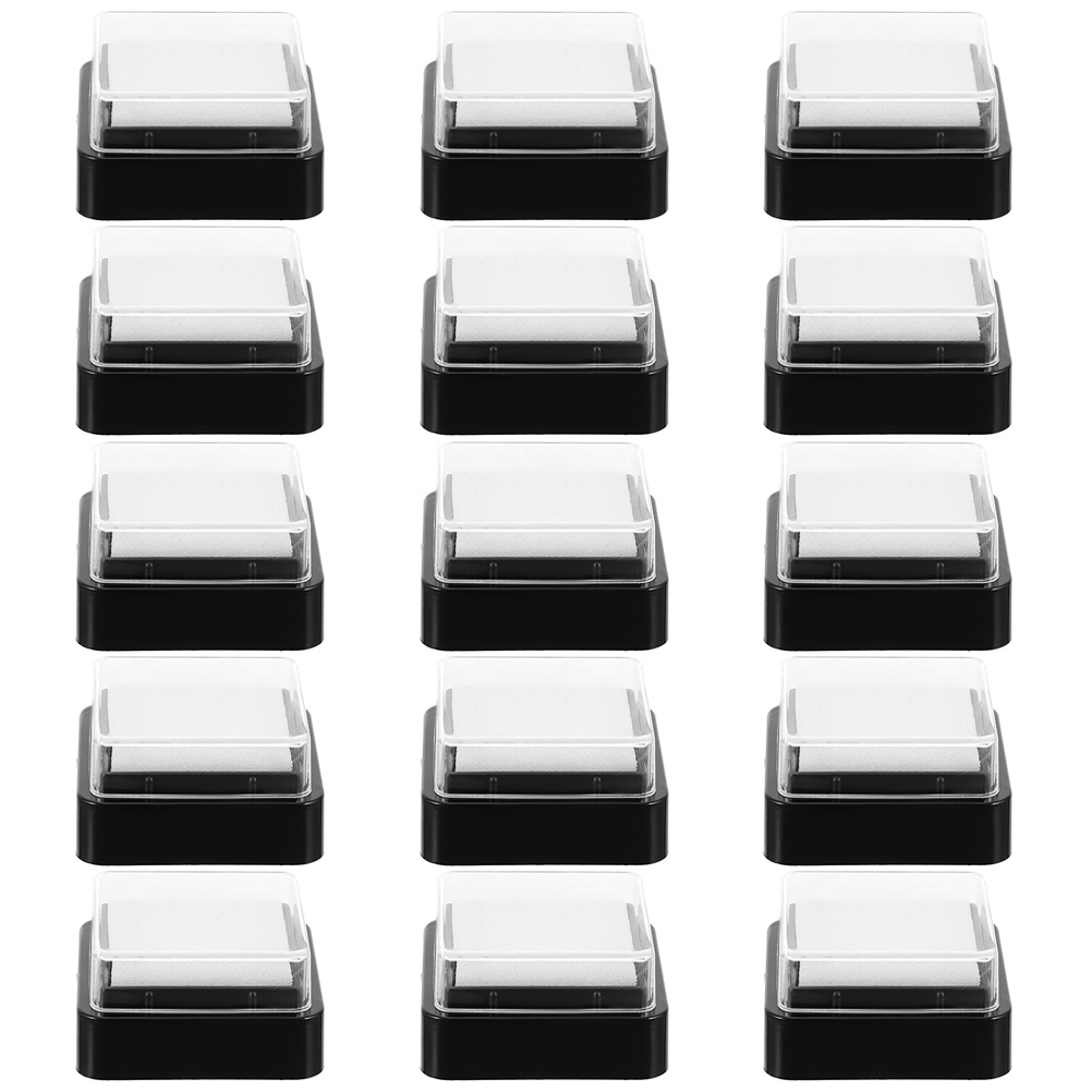 15pcs Ink Pads Ink Pads Blank  - Self Inking Stamp 리뷰 및 가격