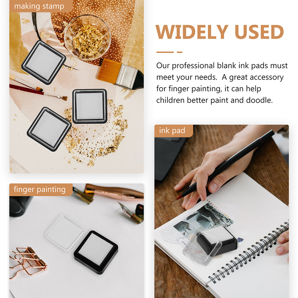 15pcs Ink Pads Ink Pads Blank  - Self Inking Stamp 리뷰 및 가격