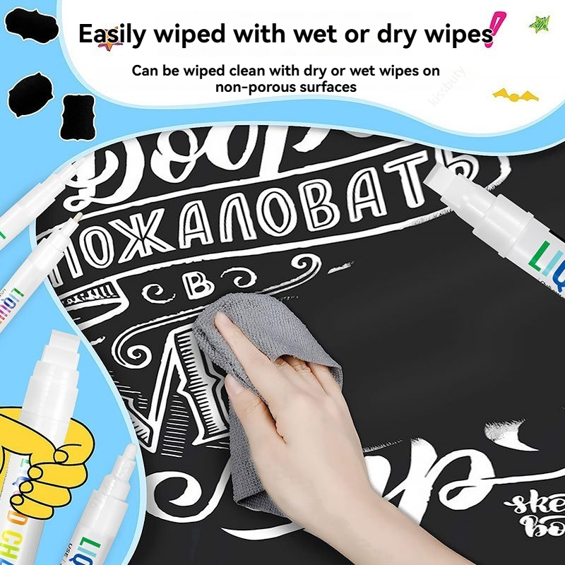 5pcs/set White Chalk Markers L - Whiteboard Marker Set 리뷰 및 가격