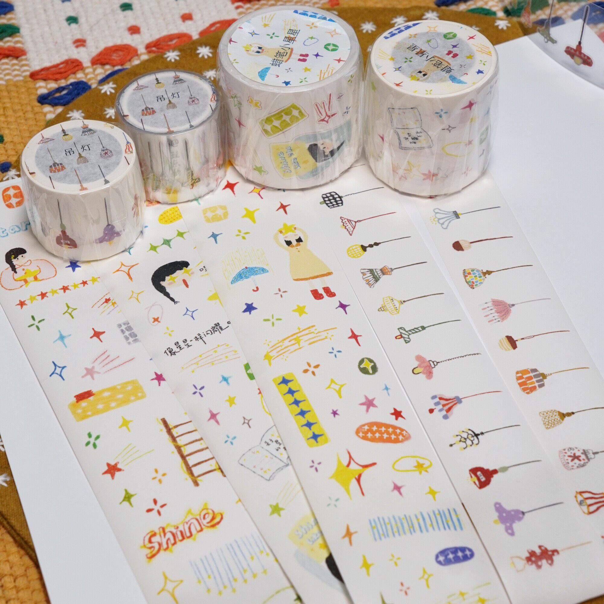 Wanle Studio Vintage Lovely St - Washi Tape Set 리뷰 및 가격