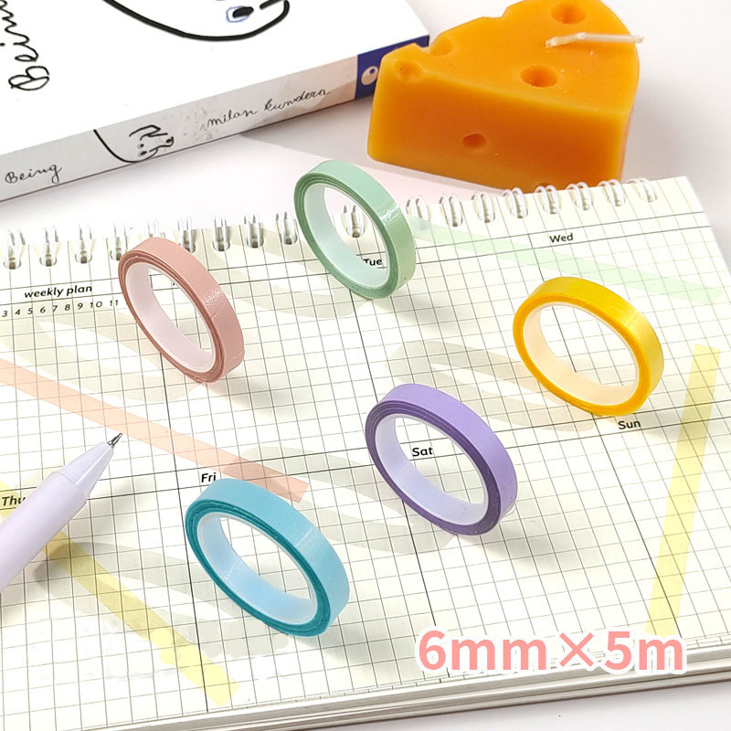 5Rolls Transparent Fluorescent - Index Tab Divider 리뷰 및 가격