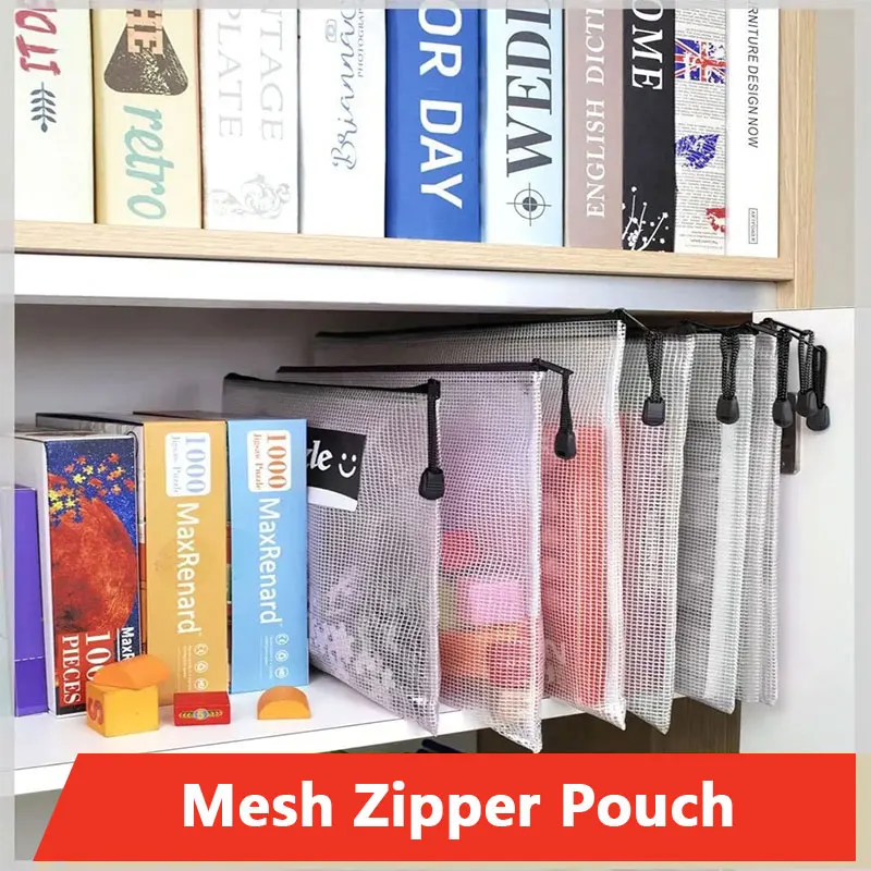 A3/A4/A5/A6 Mesh Zipper Pouch  - Portfolio Folder Zip 리뷰 및 가격