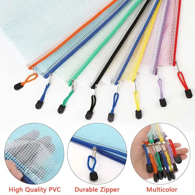 A3/A4/A5/A6 Mesh Zipper Pouch  - Portfolio Folder Zip 리뷰 및 가격