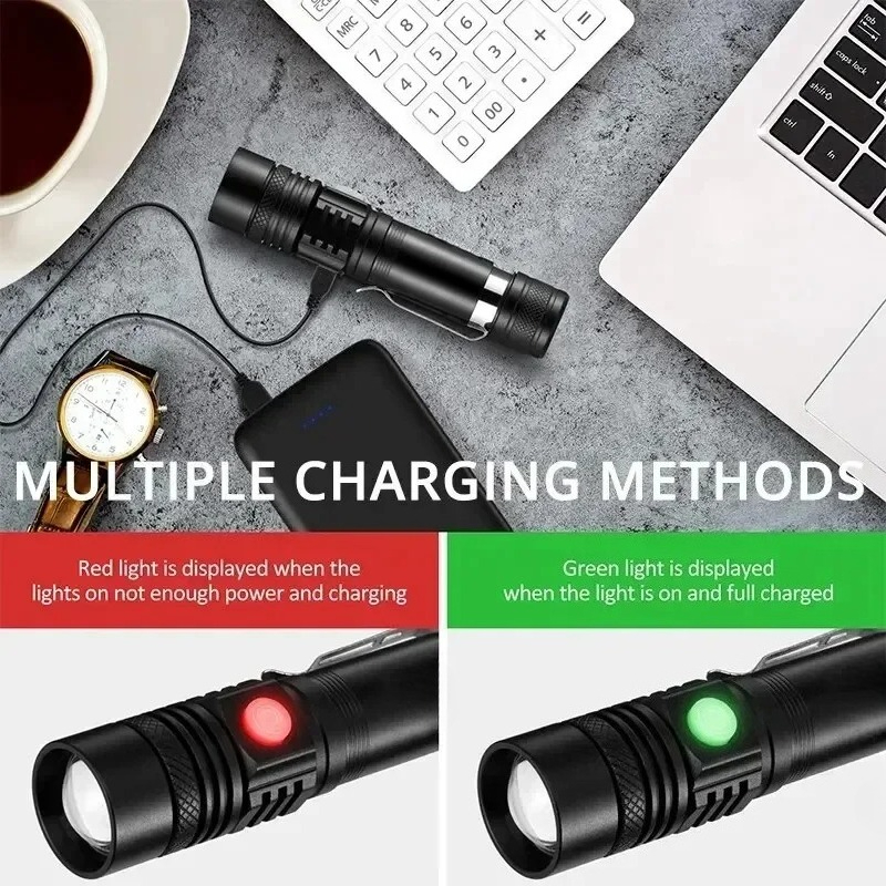 Rechargeable T6 Handheld Flash - Stationery Supply 리뷰 및 가격