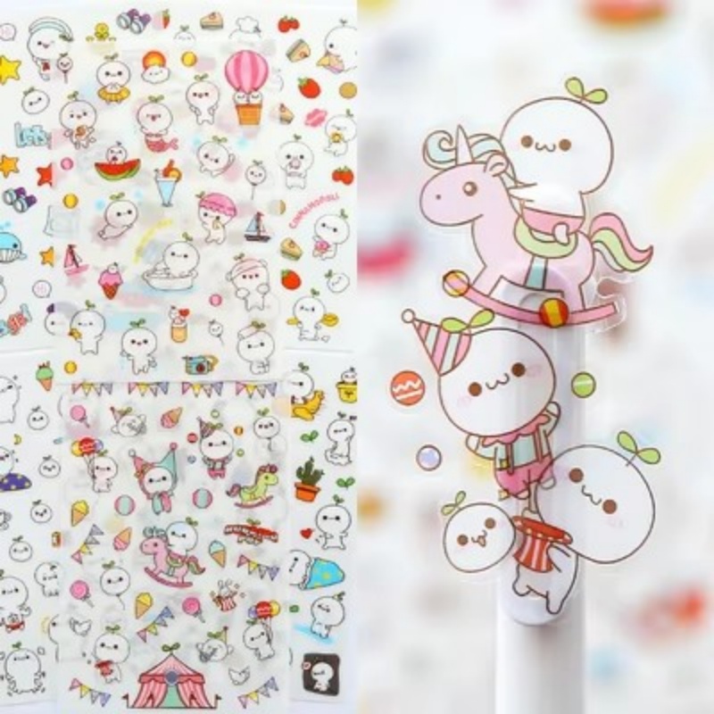 6 Sheets/Pack Cartoon Cat and  - Total Stationery & Office Supply 리뷰 및 가격