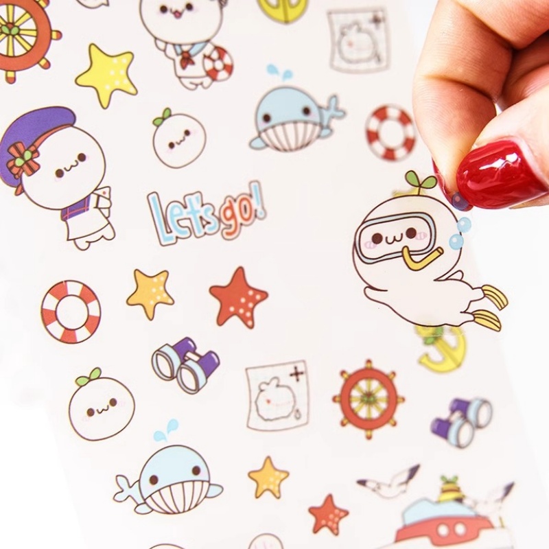 6 Sheets/Pack Cartoon Cat and  - Total Stationery & Office Supply 리뷰 및 가격