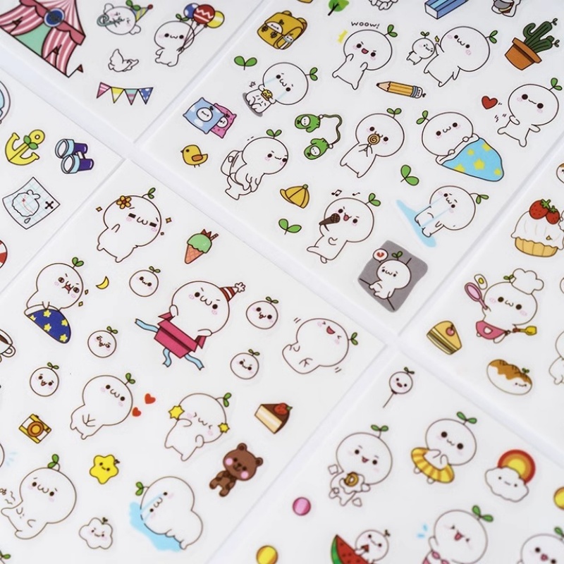 6 Sheets/Pack Cartoon Cat and  - Total Stationery & Office Supply 리뷰 및 가격
