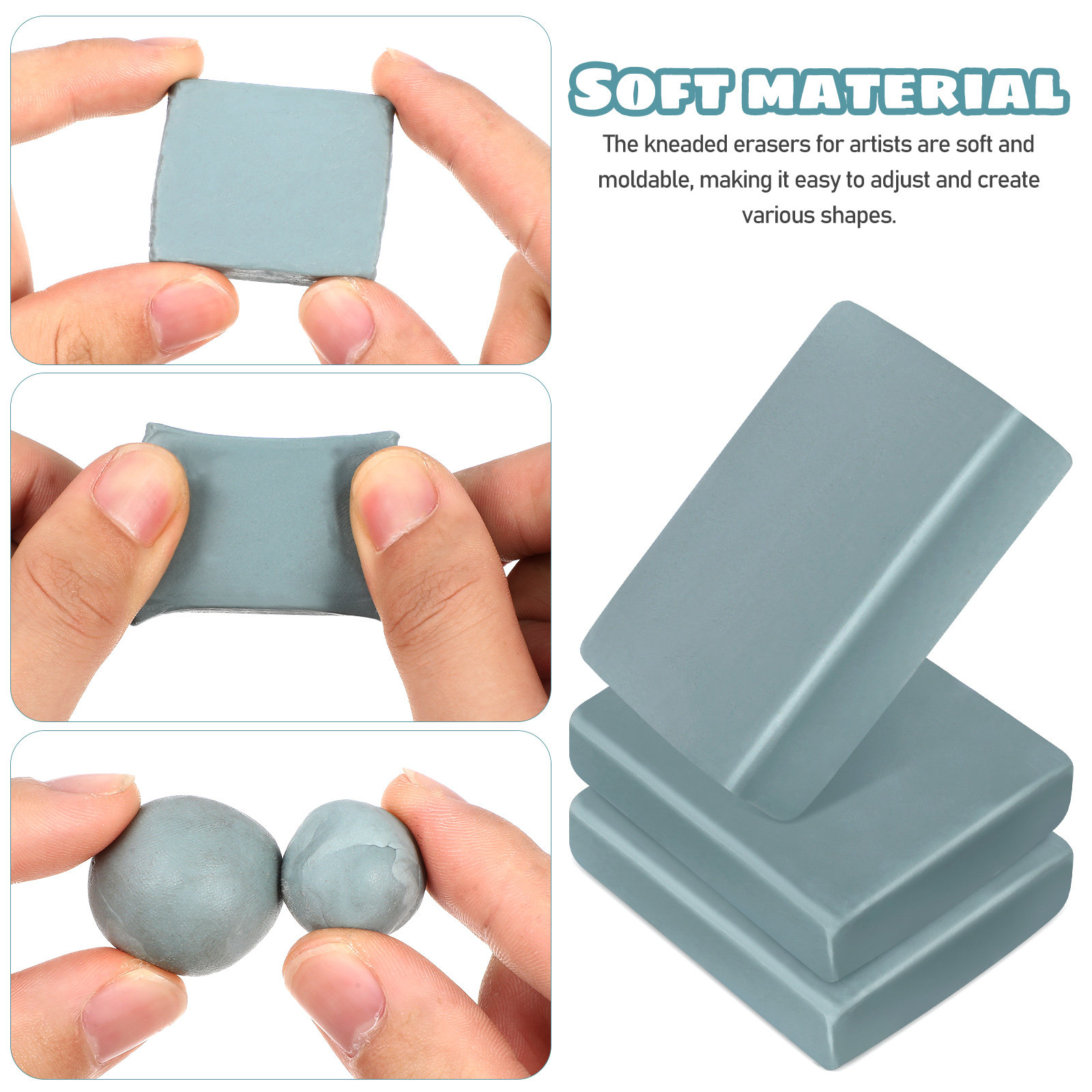 12Pcs Kneaded Erasers Moldable - Rubber Eraser Kneaded 리뷰 및 가격