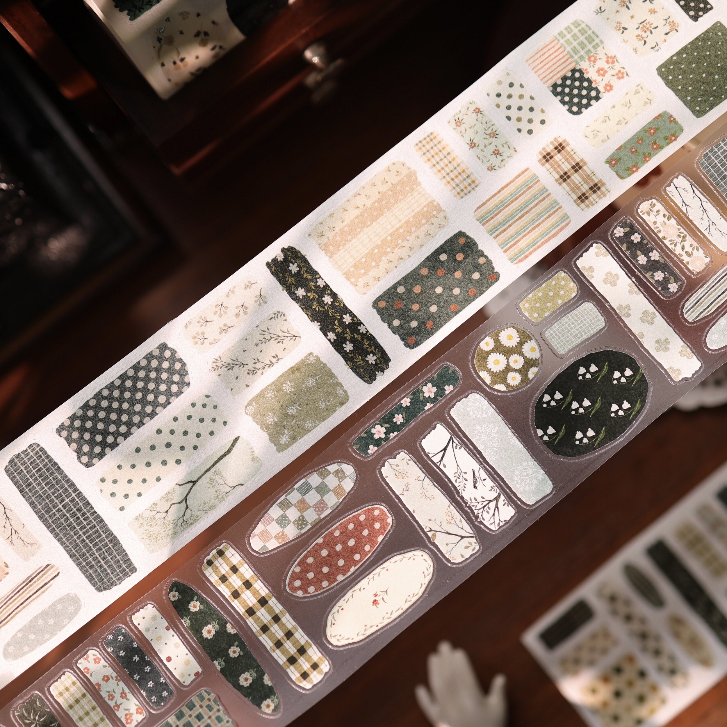 YiEr Studio Vintage Floral Pat - Washi Tape Set 리뷰 및 가격