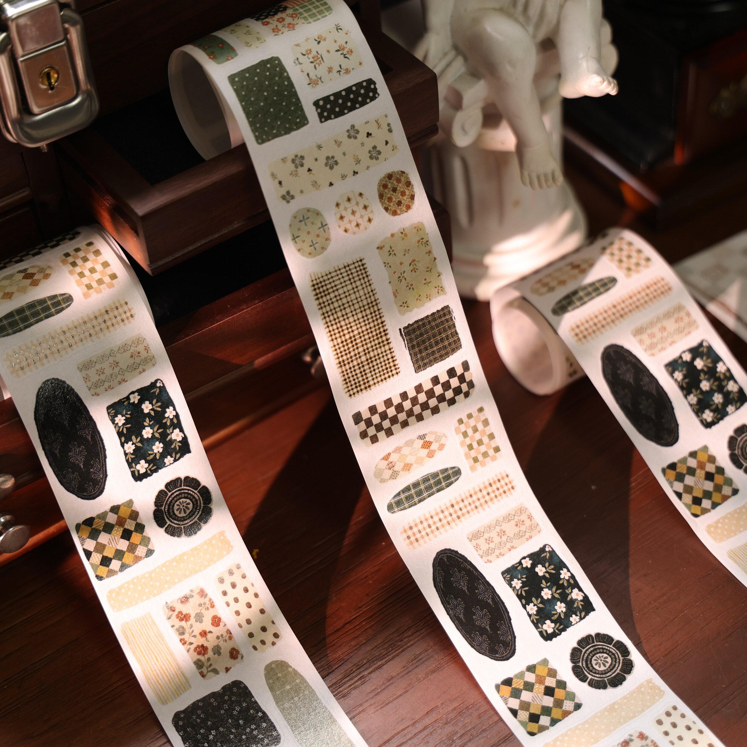YiEr Studio Vintage Floral Pat - Washi Tape Set 리뷰 및 가격