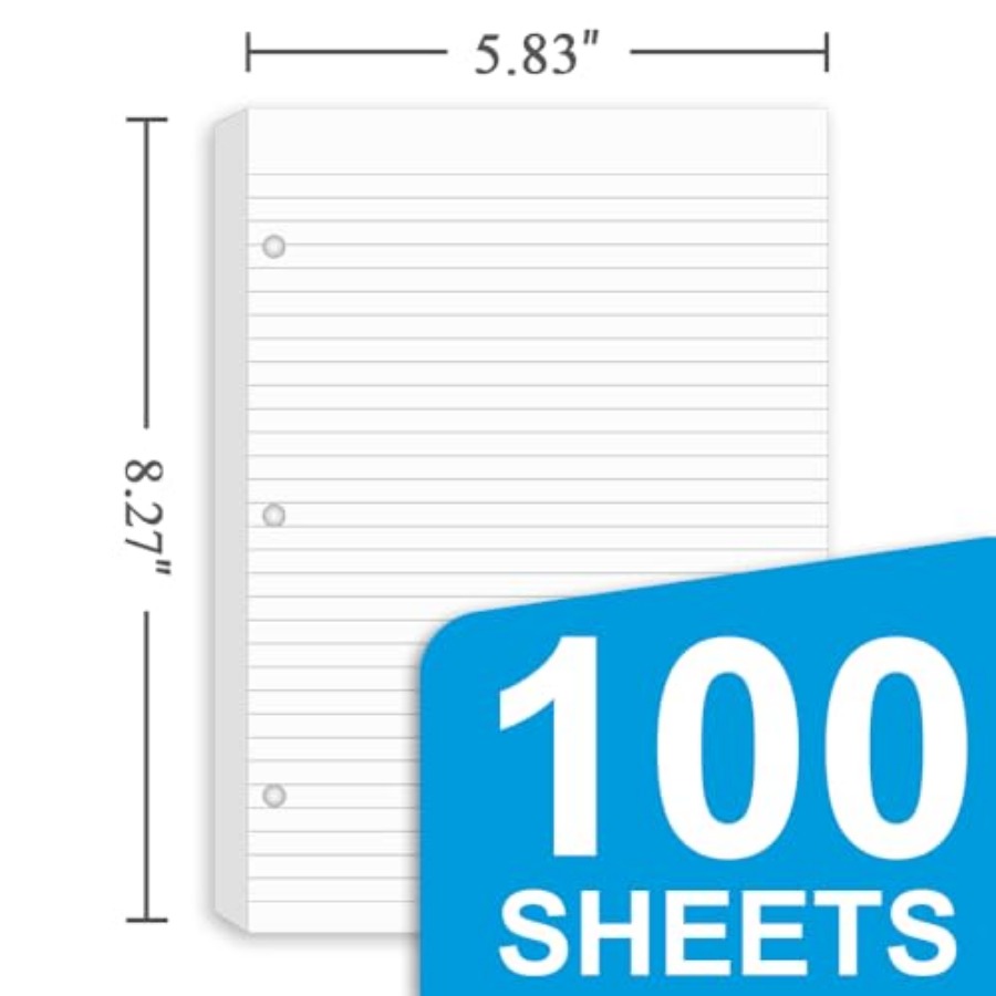 3 Pack Half Letter Lined Paper - Paper Punch 3 Hole 리뷰 및 가격