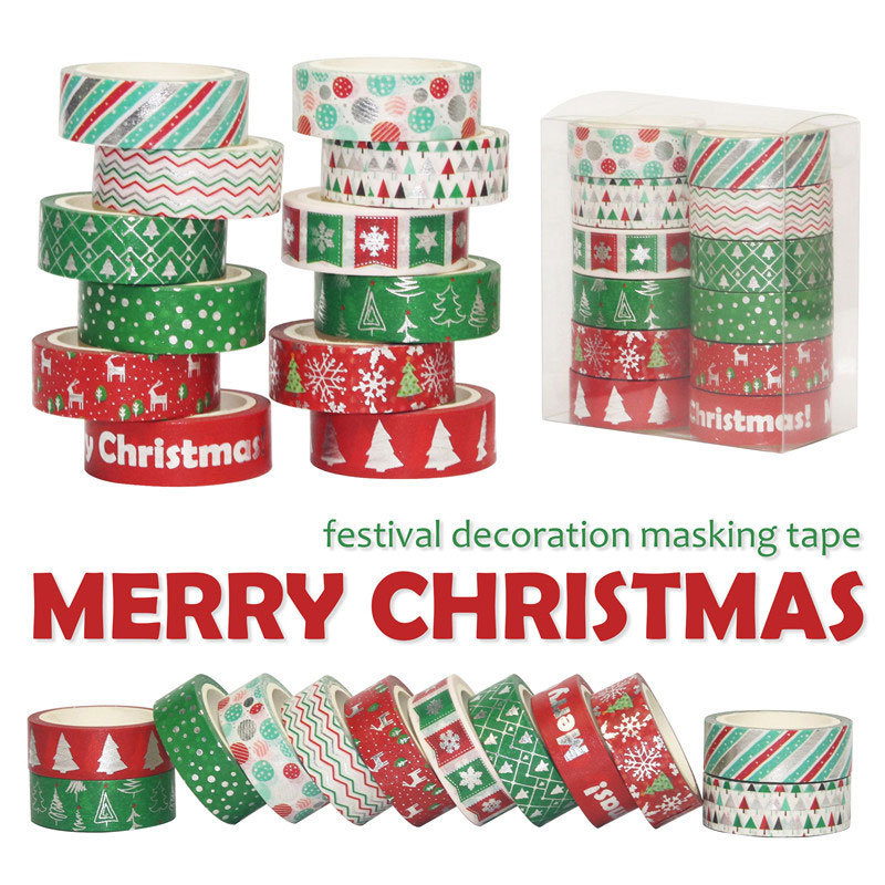 60 Meter Christmas Washi Tapes - Washi Tape Set 리뷰 및 가격