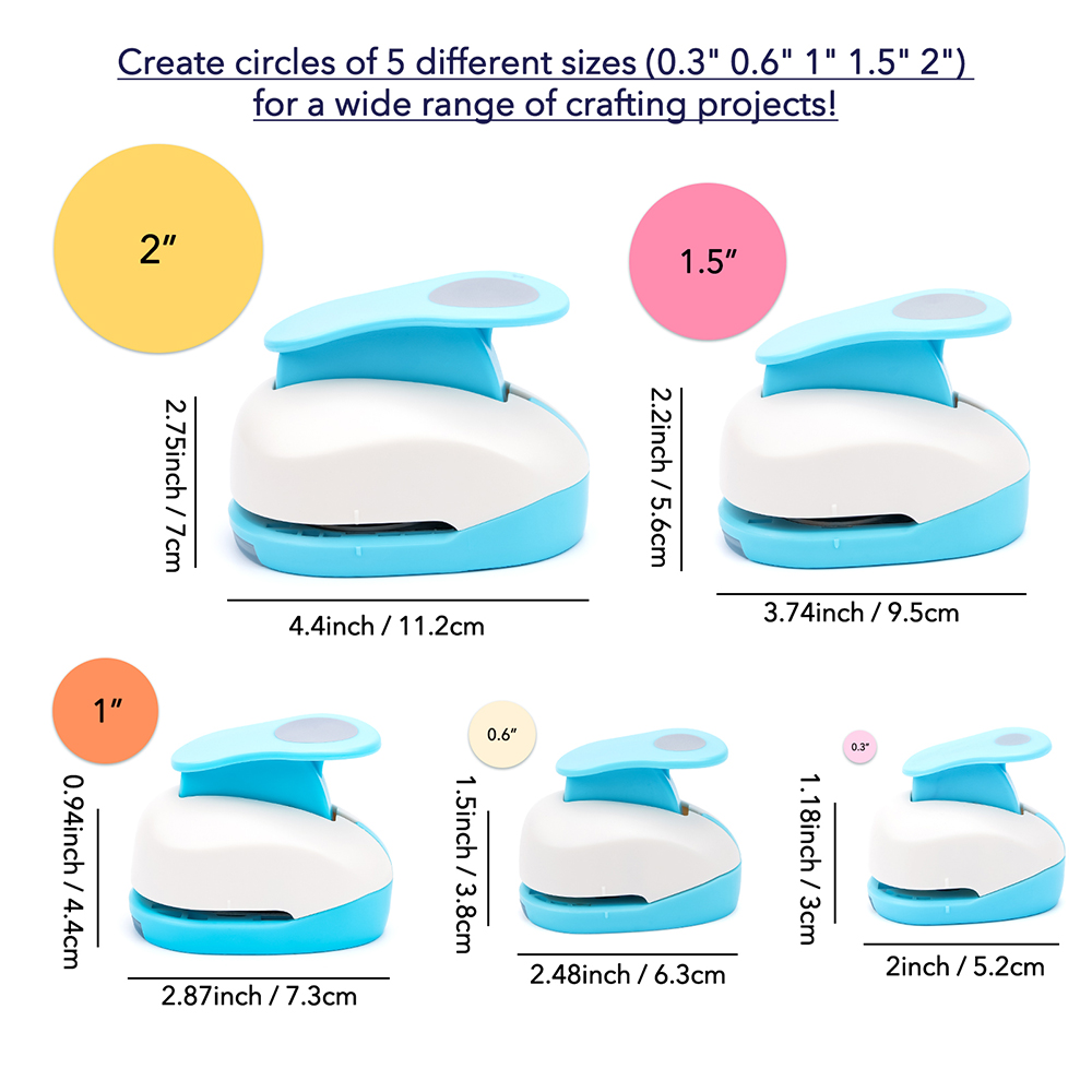 Circle Paper Cutter for Crafts - Paper Punch 3 Hole 리뷰 및 가격