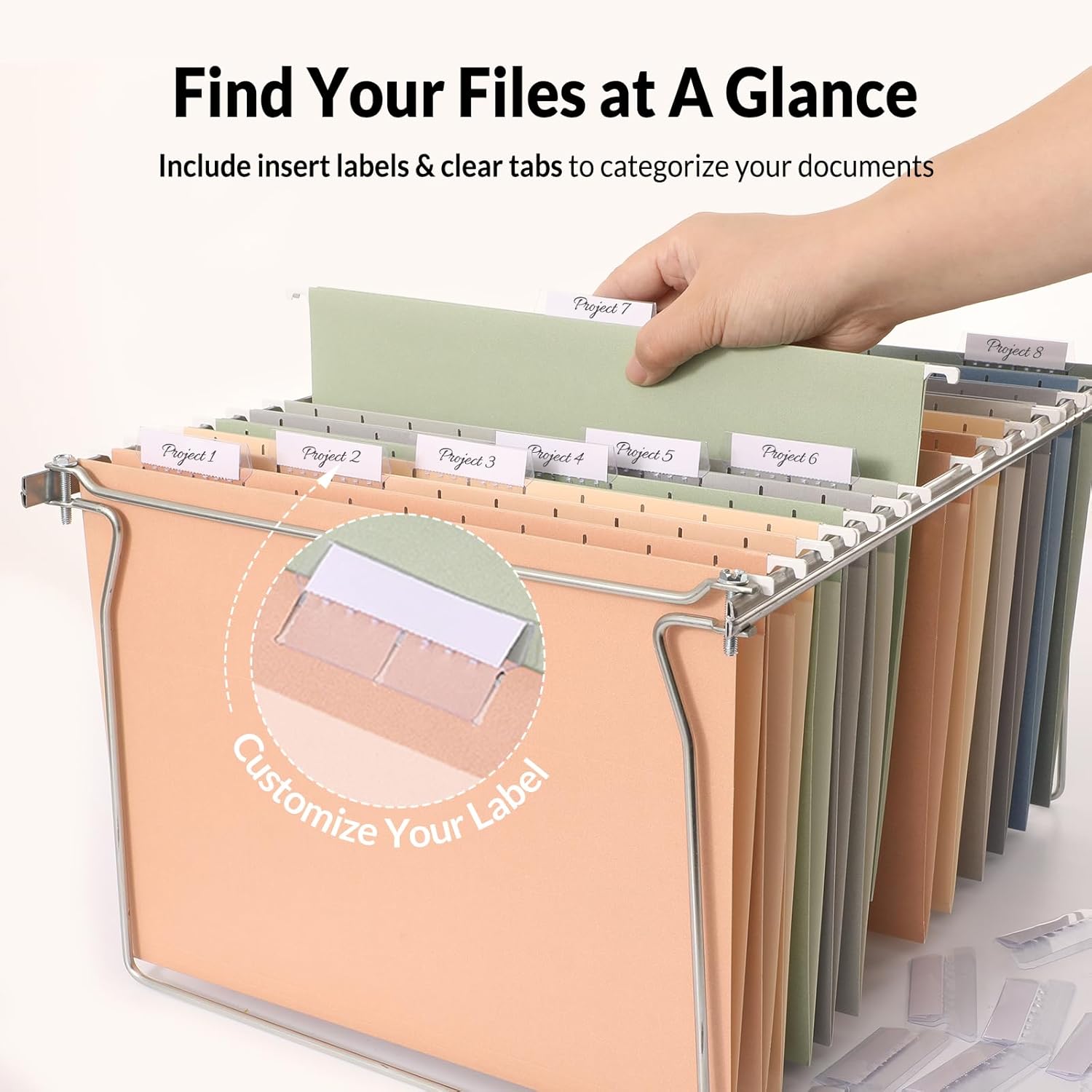 Hanging File Folders 6 Pack, L - File Folder Hanging 리뷰 및 가격