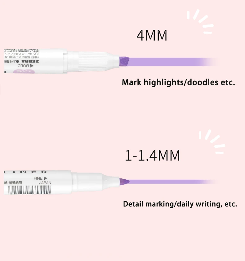 Japan ZEBRA Highlighters Pen s - Highlighter Set Pastel 리뷰 및 가격