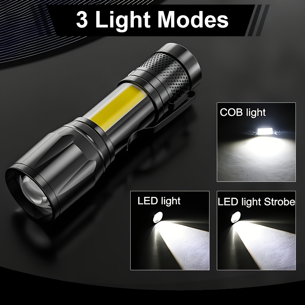 Mini LED Flashlight COB+XPE Po - Stationery Supply 리뷰 및 가격