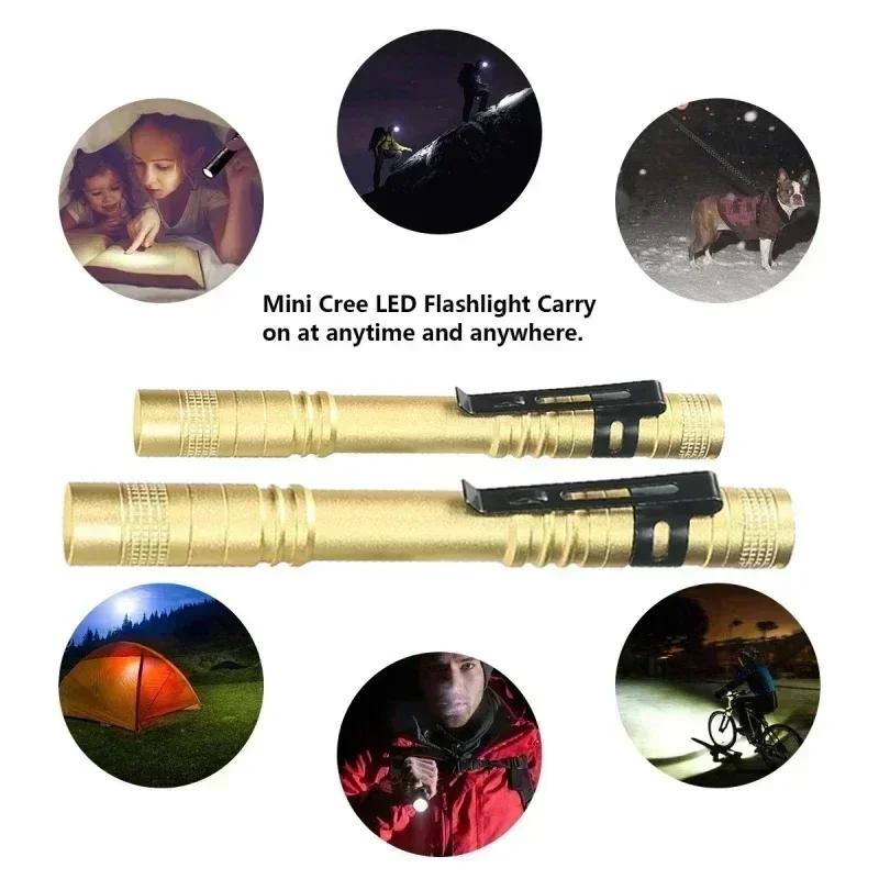 Portable Mini LED Pen Flashlig - Stationery Supply 리뷰 및 가격