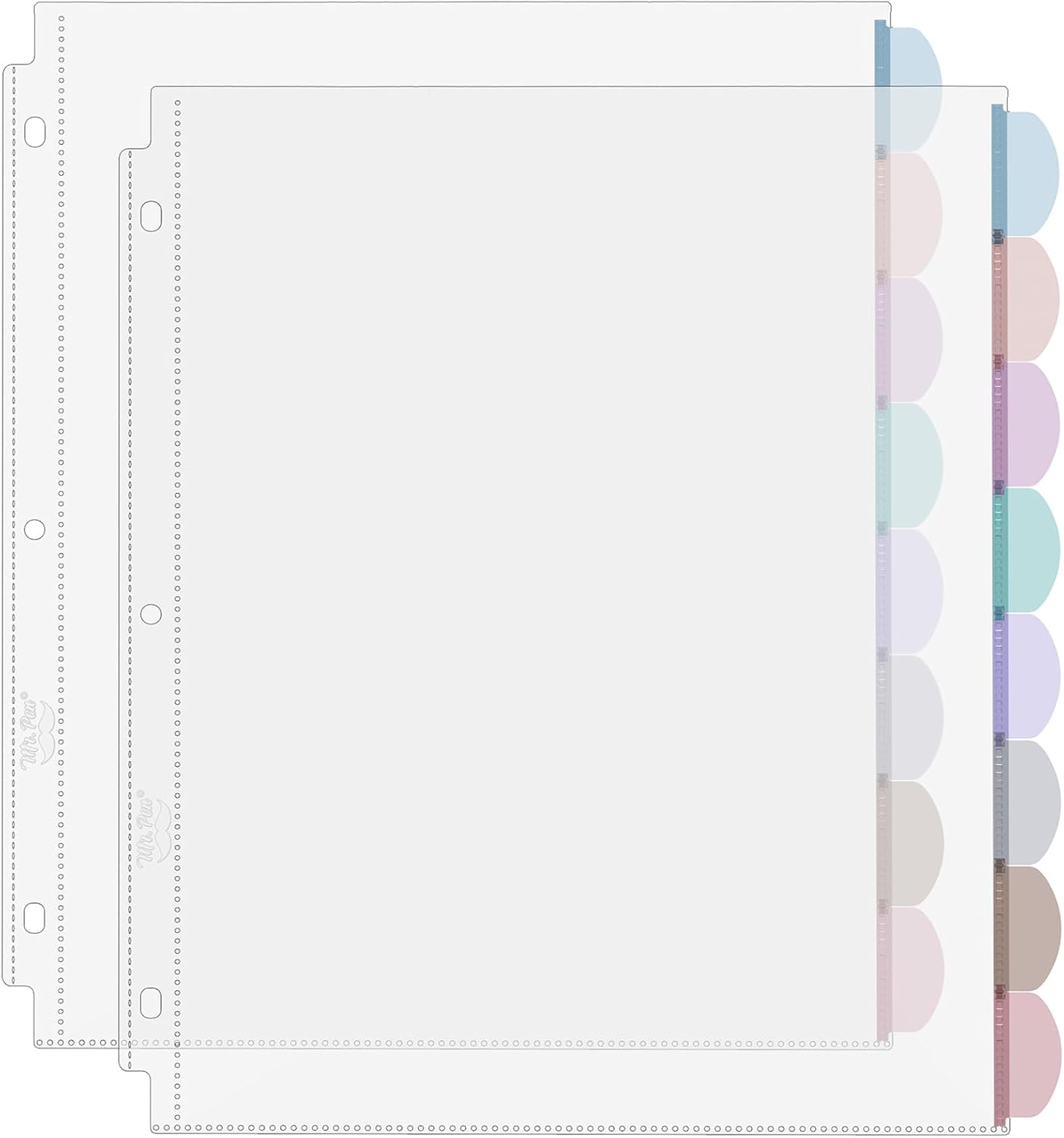 A4 Clear Sheet Protectors with - Index Tab Divider 리뷰 및 가격