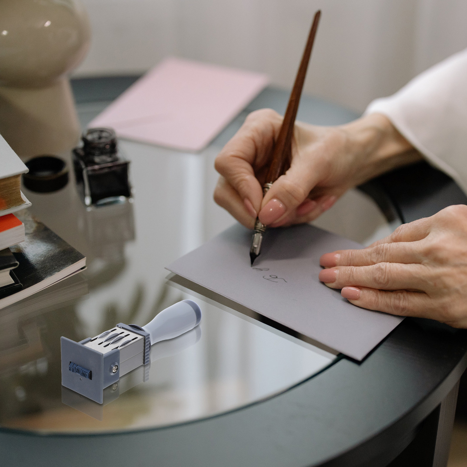 Self-Inking Handheld Date Stam - Self Inking Stamp 리뷰 및 가격