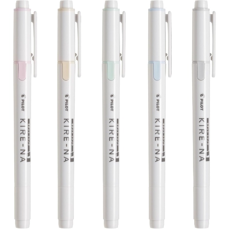 PILOT KIRE-NA Highlighter Pen  - Highlighter Set Pastel 리뷰 및 가격