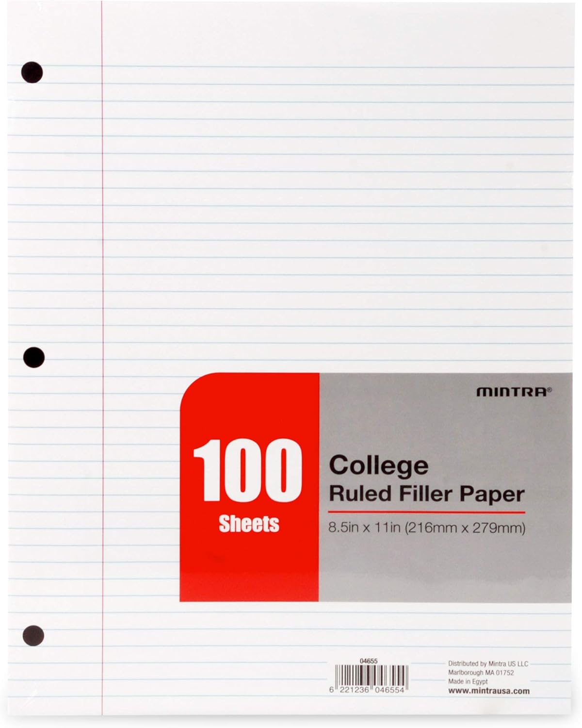 College Ruled Loose Leaf Fille - Paper Punch 3 Hole 리뷰 및 가격