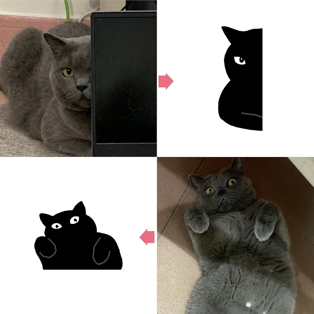 6 Cute Cat Magnetic Bookmarks  - Paperclip Magnetic Set 리뷰 및 가격
