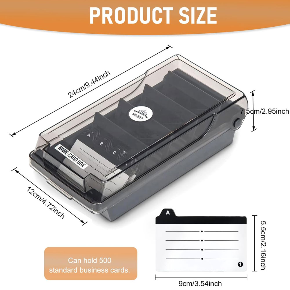 Desktop Business Card Box, Lar - Index Tab Divider 리뷰 및 가격