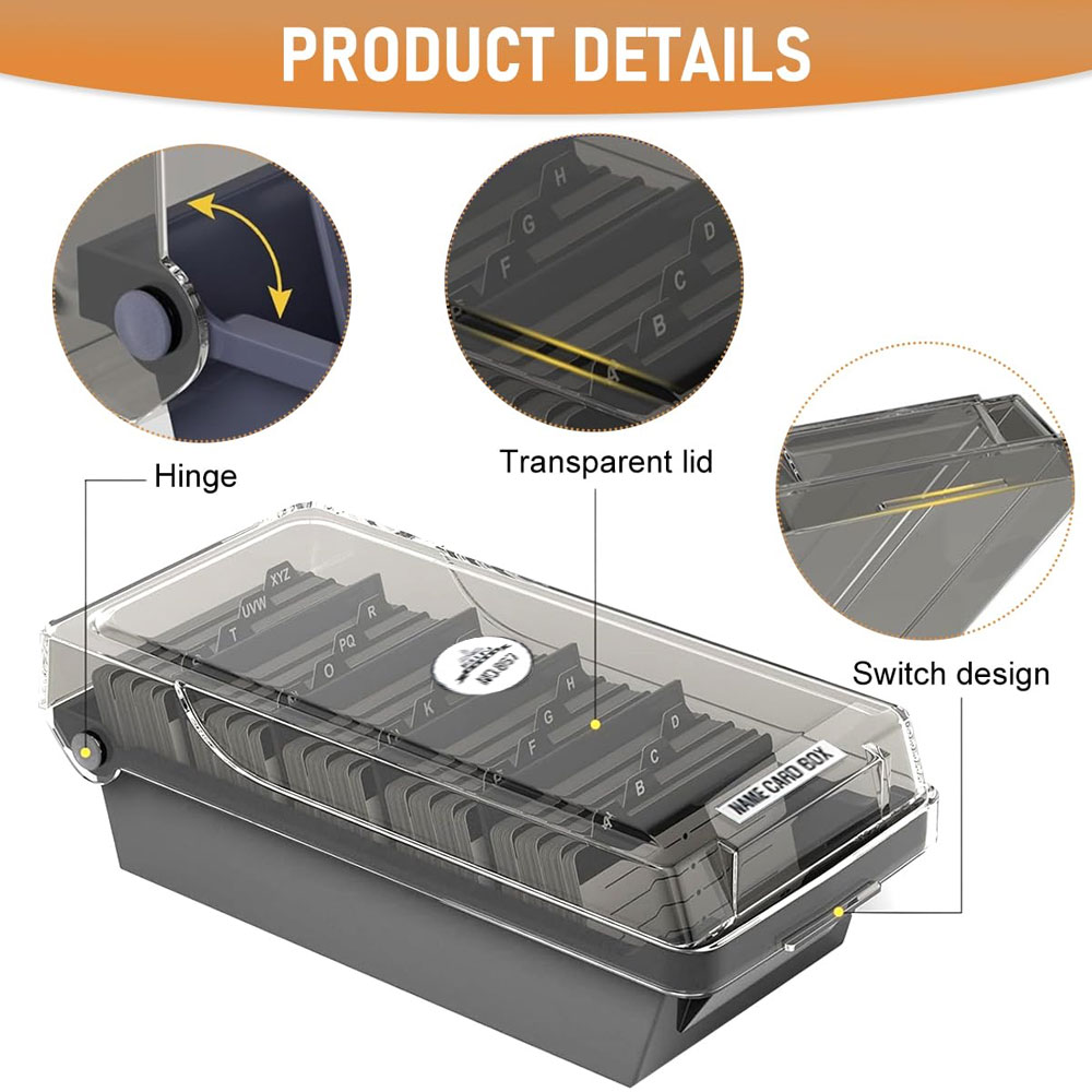 Desktop Business Card Box, Lar - Index Tab Divider 리뷰 및 가격