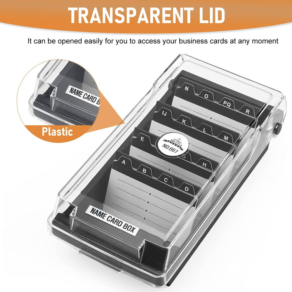 Desktop Business Card Box, Lar - Index Tab Divider 리뷰 및 가격