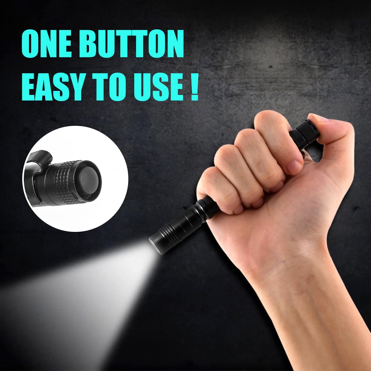 Portable Mini LED Pen Flashlig - Stationery Supply 리뷰 및 가격