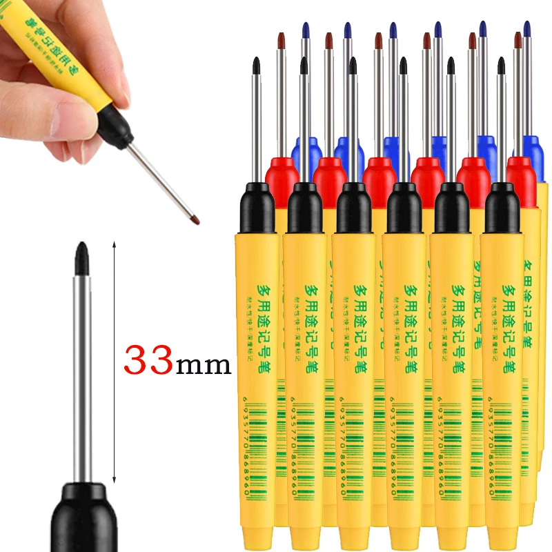 6pcs/set 33mm Red/Blue/Black L - Whiteboard Marker Set 리뷰 및 가격