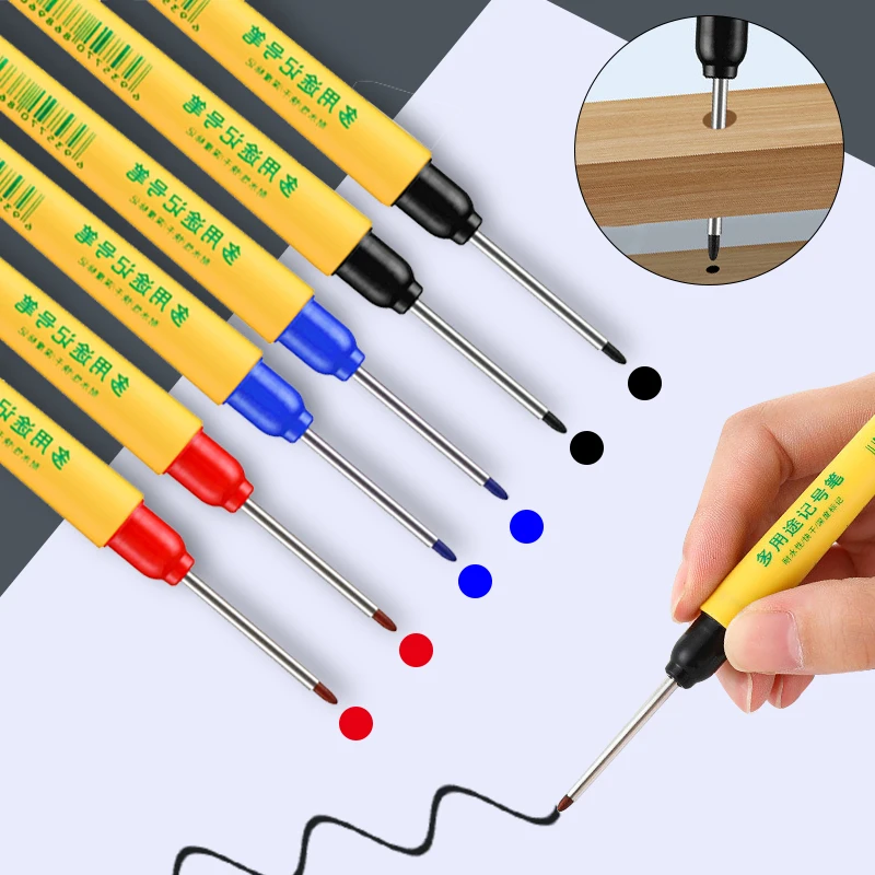 6pcs/set 33mm Red/Blue/Black L - Whiteboard Marker Set 리뷰 및 가격